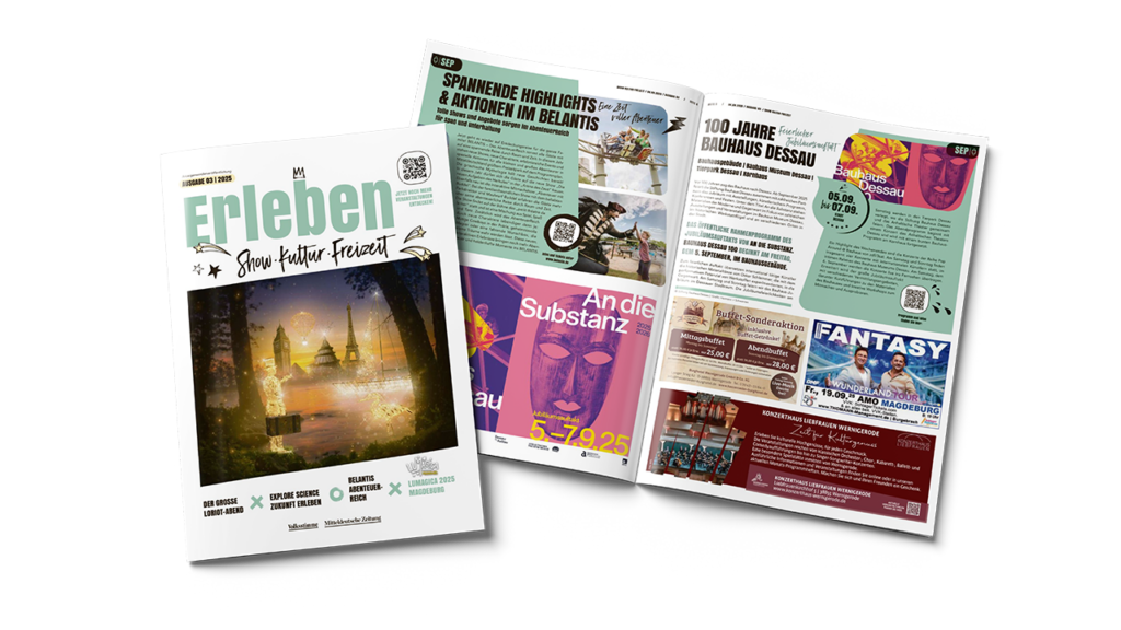 Magazin Mockups von dem Magazin Erleben